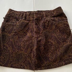 Ralph Lauren Corduroy Mini Skirt (reconstructed from jeans)